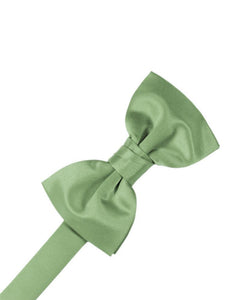 Cardi Sage Luxury Satin Kids Bow Tie
