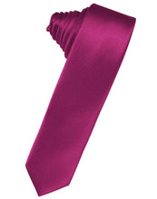 Cardi Self Tie Watermelon Luxury Satin Skinny Necktie