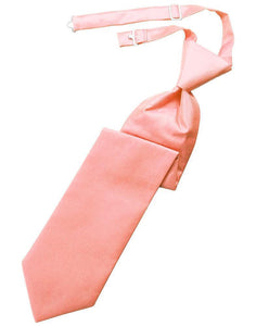 Cardi Coral Solid Twill Windsor Tie