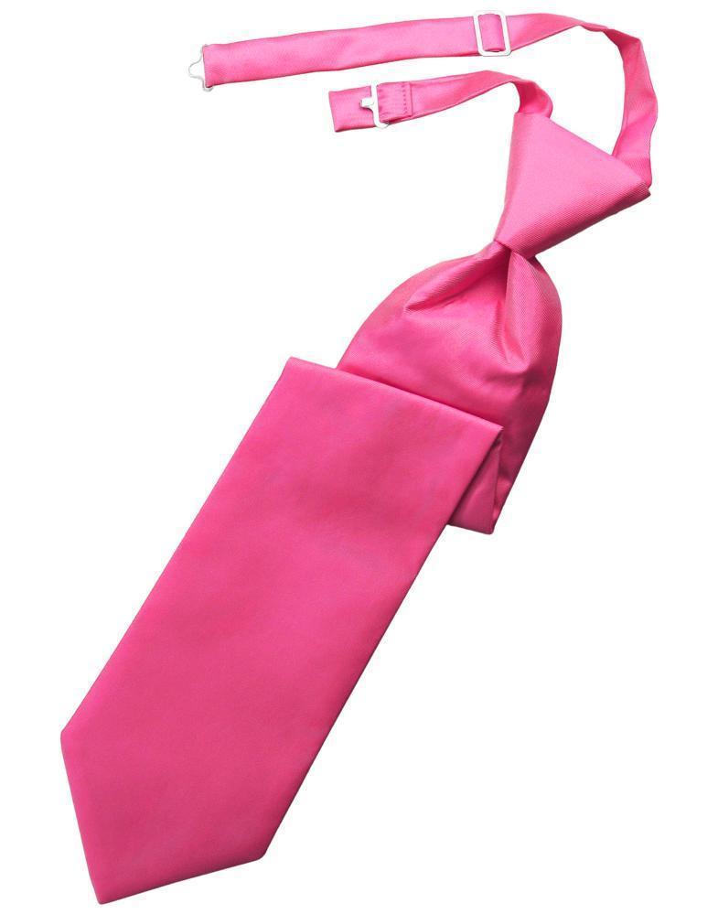 Fuchsia Solid Twill Kids Necktie Fuchsia Solid Twill Kids Necktie