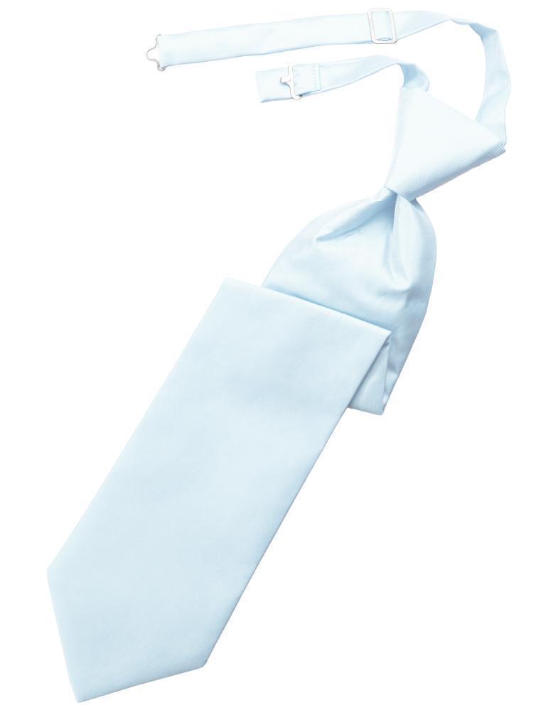 Powder Blue Solid Twill Kids Necktie Powder Blue Solid Twill Kids Necktie
