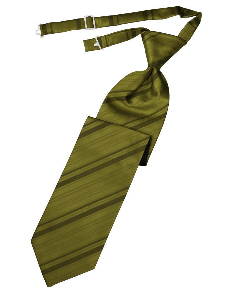 Cardi Fern Striped Satin Kids Necktie