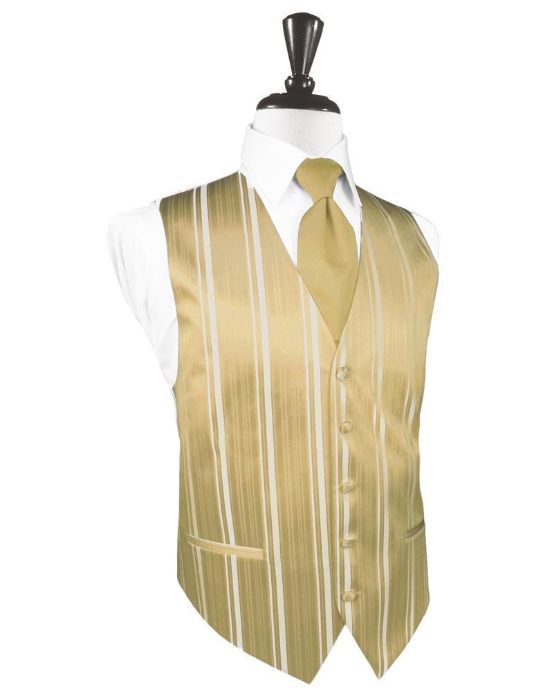 Harvest Maize Venetian Stripe Necktie