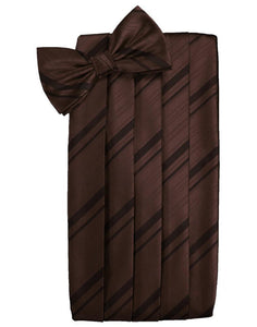 Cardi Truffle Kids Striped Satin Cummerbund