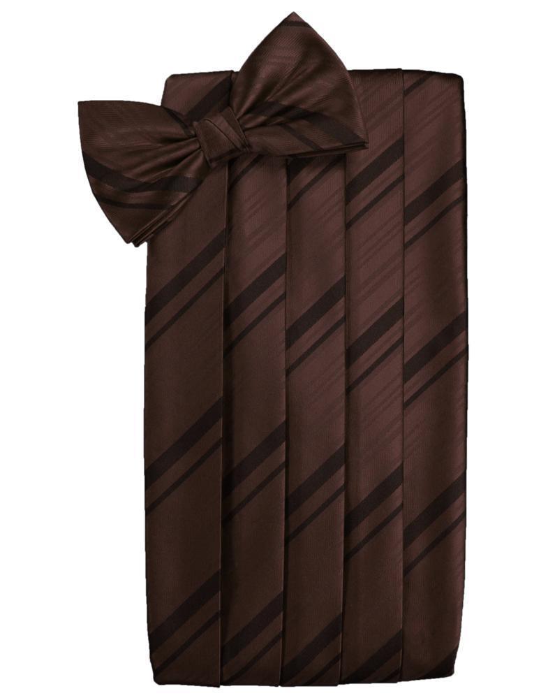 Cardi Truffle Kids Striped Satin Cummerbund
