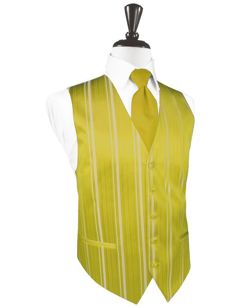 Cardi Willow Striped Satin Tuxedo Vest