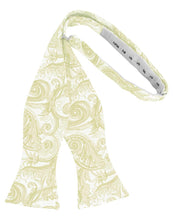 Cardi Self Tie Canary Tapestry Bow Tie