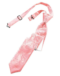 Cardi Pre-Tied Coral Reef Tapestry Skinny Necktie