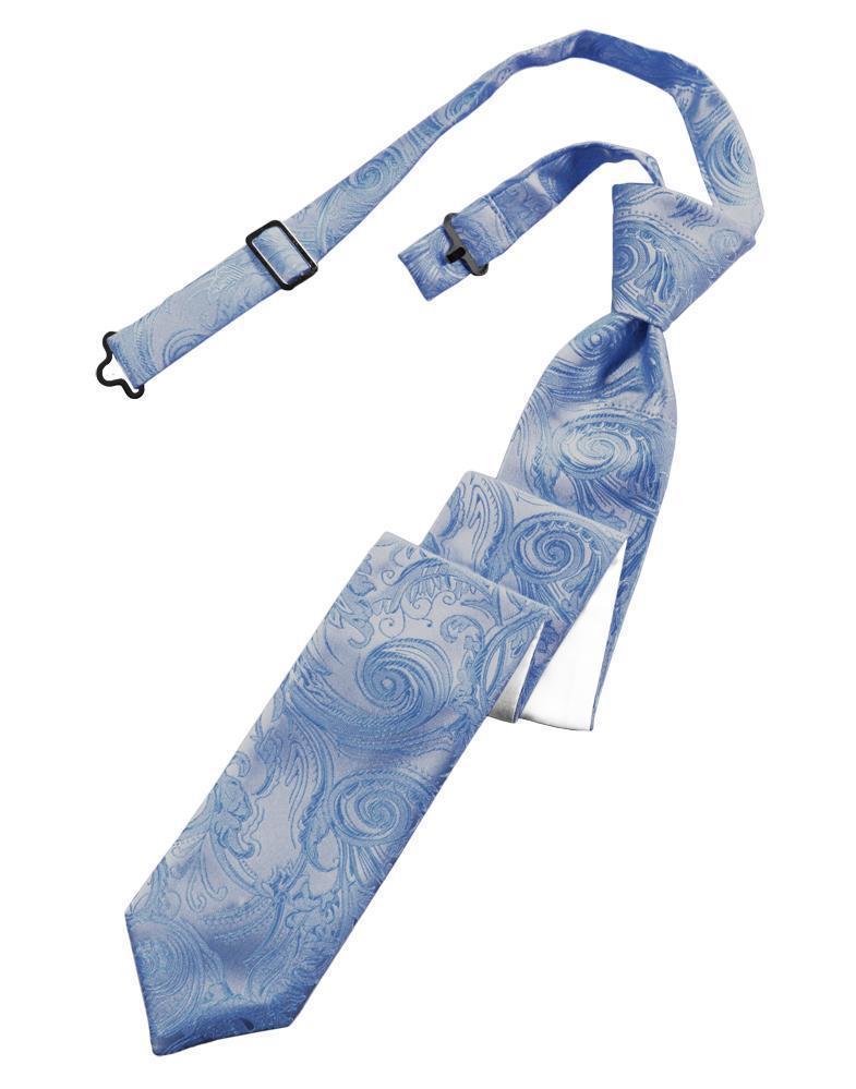 Cardi Pre-Tied Cornflower Tapestry Skinny Necktie