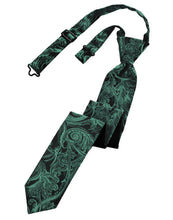 Cardi Pre-Tied Holly Tapestry Skinny Necktie
