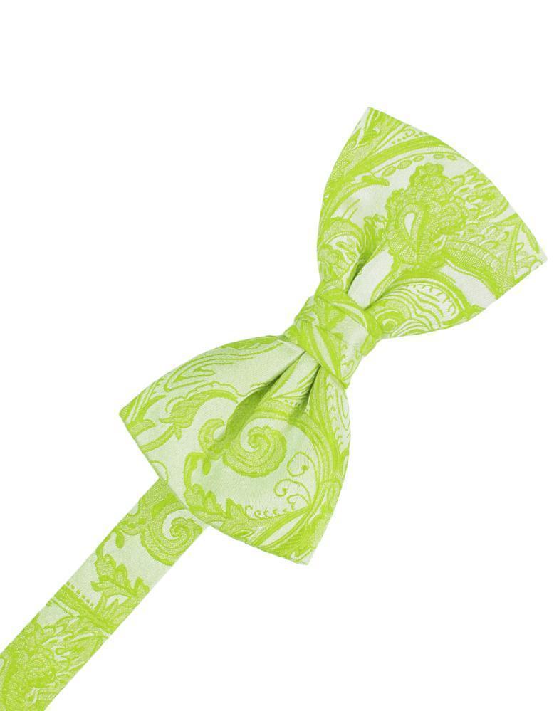Cardi Lime Tapestry Kids Bow Tie