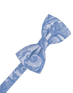 Cardi Pre-Tied Periwinkle Tapestry Bow Tie