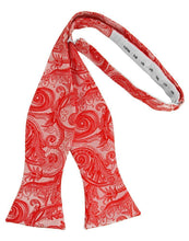Cardi Self Tie Persimmon Tapestry Bow Tie