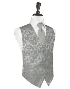 Cardi Platinum Tapestry Tuxedo Vest