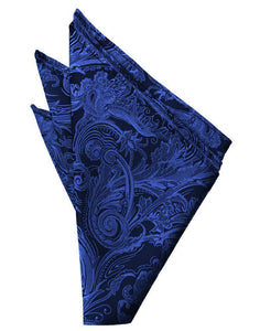 Royal Blue Tapestry Pocket Square Royal Blue Tapestry Pocket Square