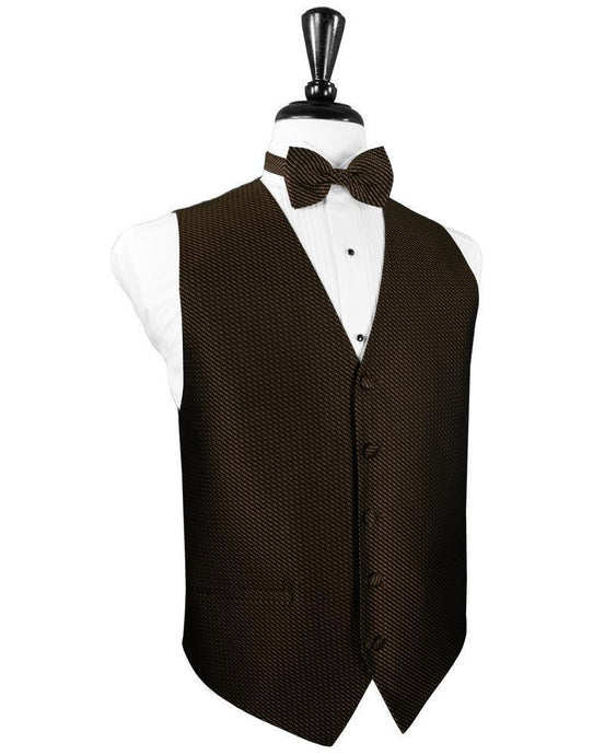 Cardi Chocolate Venetian Tuxedo Vest