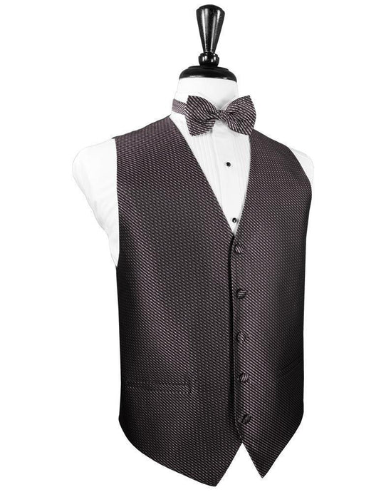 Cardi Heather Venetian Tuxedo Vest