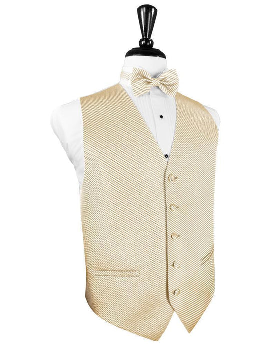 Cardi Light Champagne Venetian Tuxedo Vest