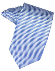 Cardi Self Tie Sapphire Venetian Necktie