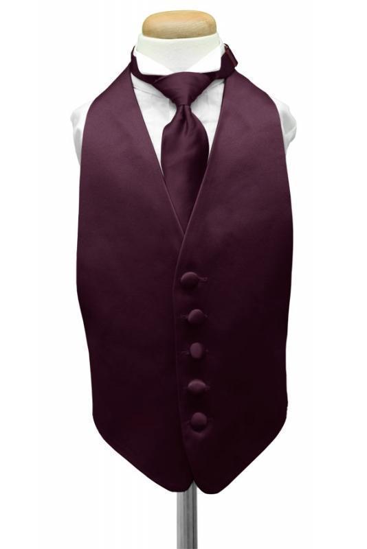 Berry Luxury Satin Necktie