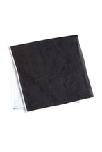 Cristoforo Cardi Black Silk & Cotton Blend Quad Pocket Square