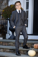 BLACKTIE "Leo" Kids Steel Grey 5-Piece Suit