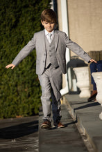BLACKTIE "Leo" Kids Heather Grey 5-Piece Suit