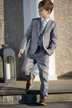 BLACKTIE "Leo" Kids Heather Grey 5-Piece Suit