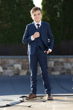 BLACKTIE "Leo" Kids Sapphire Blue 5-Piece Suit