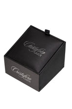 Cristoforo Cardi Black Circular Onyx with Diamond Cut Edge Studs and Cufflinks Set