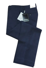 BLACKTIE "Bradley" Midnight Navy Luxury Wool Blend Suit Pants - Unhemmed