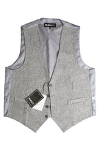 BLACKTIE Black & White "Brodie" Tweed Vest