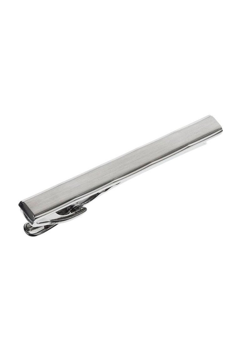 Brushed Silver Premium Tie Bar Brushed Silver Premium Tie Bar