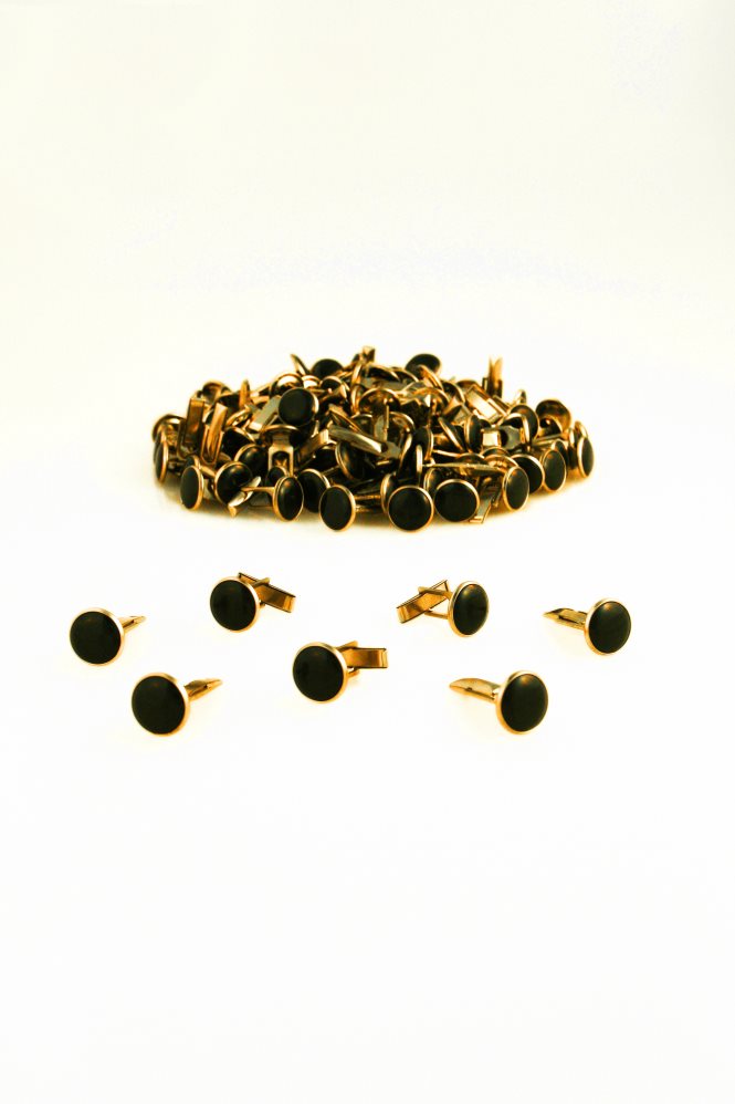 Cardi Black & Gold Cufflinks (144 pieces)