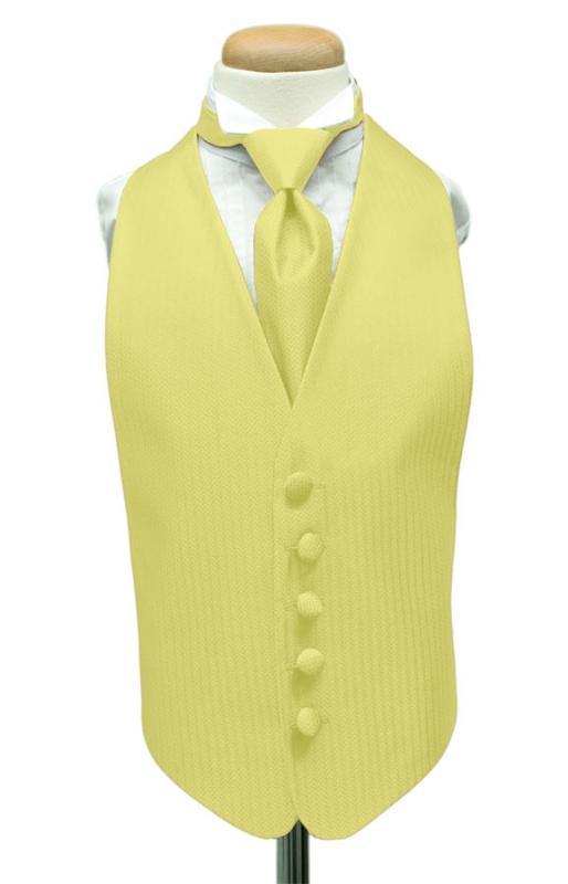 Cardi Buttercup Herringbone Kids Tuxedo Vest