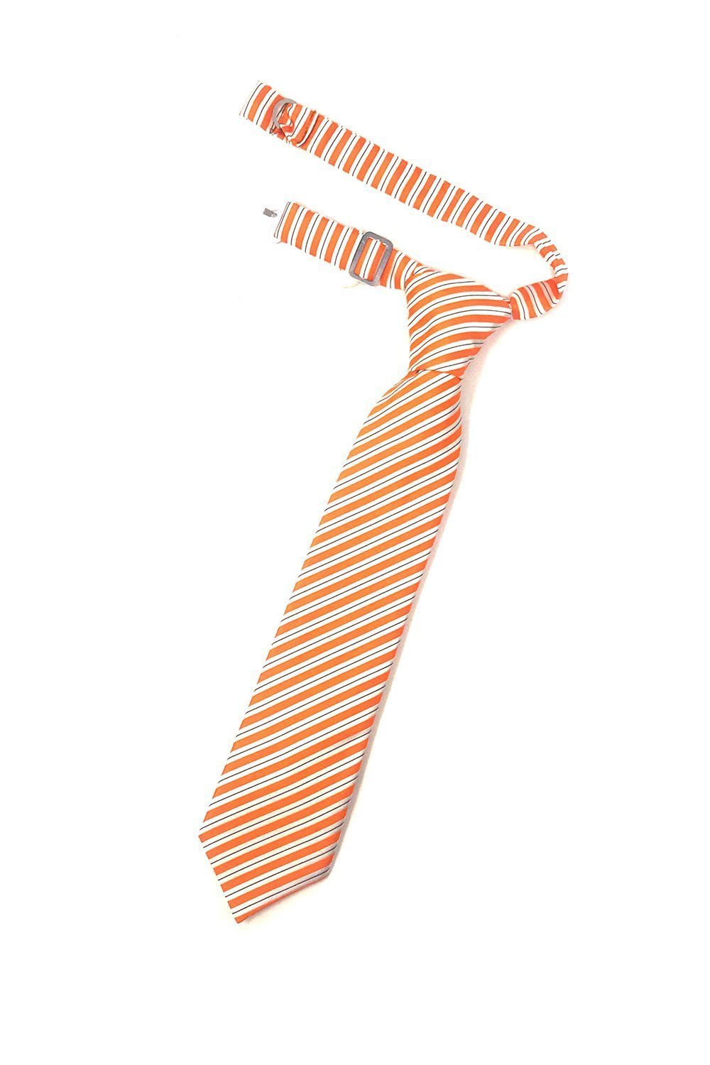 Cardi Orange Newton Stripe Kids Necktie