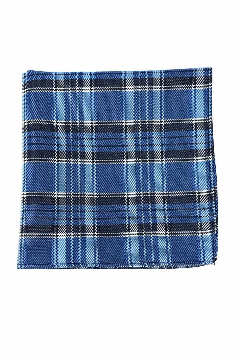 Blue Madison Plaid Pocket Square Blue Madison Plaid Pocket Square