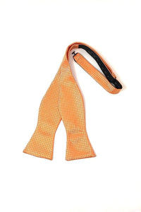 Cardi Self Tie Orange Regal Bow Tie