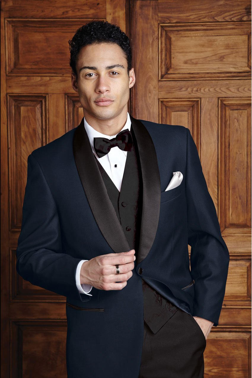 Bradford" Navy Tuxedo Jacket (Separates) CardiInternational.com Bradford" Navy Tuxedo Jacket (Separates) CardiInternational.com