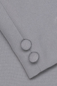 Little Tuxedos "Mason" Kids Light Grey Suit (5-Piece Set)