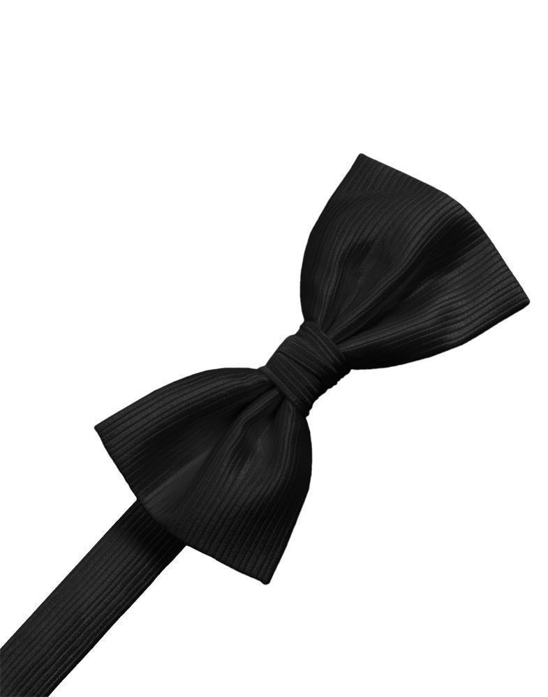 Black Faille Silk Ascot Black Faille Silk Ascot