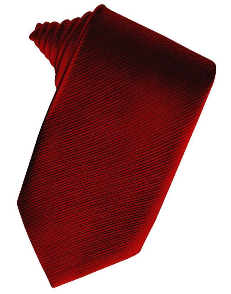 Cristoforo Cardi Red Faille Silk Necktie