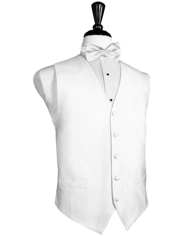 White Faille Silk Ascot White Faille Silk Ascot