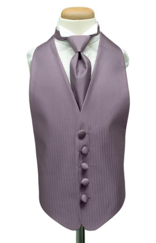 Cardi Heather Herringbone Kids Tuxedo Vest
