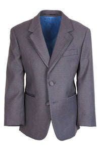 Cardi "Infinity" Kids Steel Grey Tuxedo Jacket (Separates)