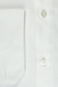 Cardi "Jamison" White Twill Spread Collar Dress Shirt