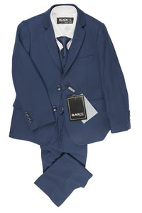 BLACKTIE "Leo" Kids Sapphire Blue 5-Piece Suit
