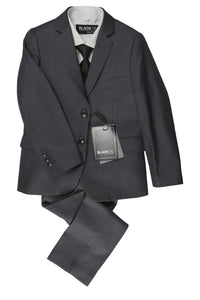 BLACKTIE "Leo" Kids Steel Grey 5-Piece Suit