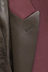 BLACKTIE "Milan" Burgundy Tuxedo Jacket