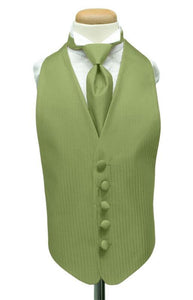 Cardi Mint Herringbone Kids Tuxedo Vest